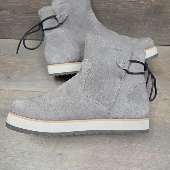 Merrell Juno Bluff Polar Waterproof Gray Suede Boot Womens J001548 - Picture 8 of 15